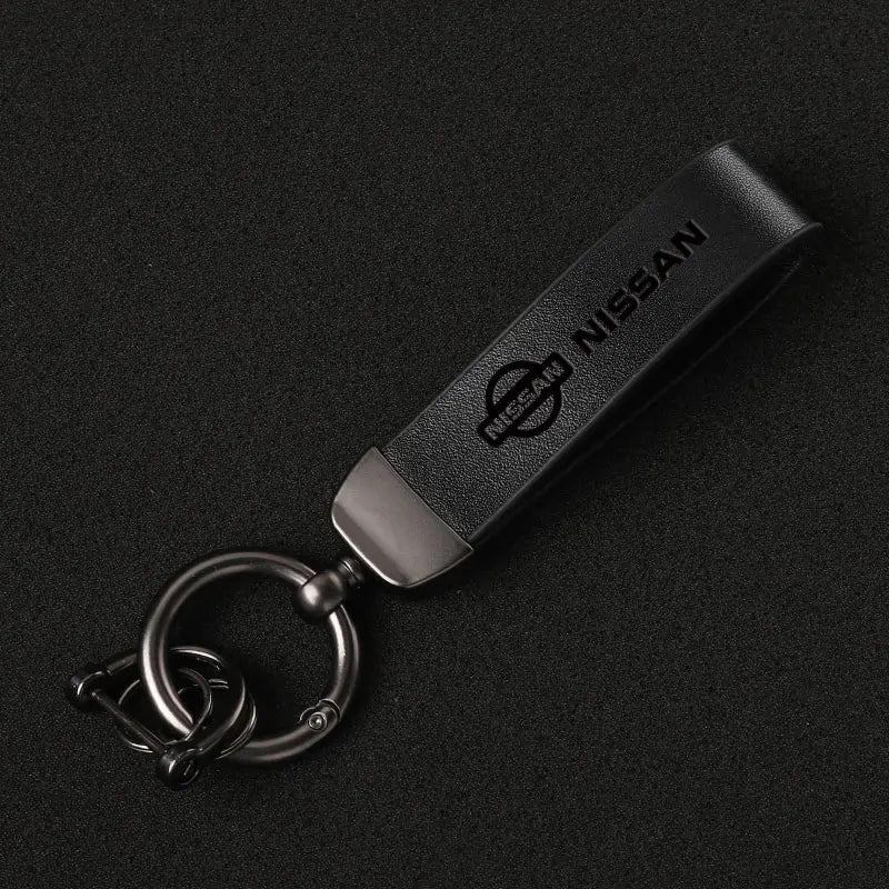 Nissan Leather Keychain
