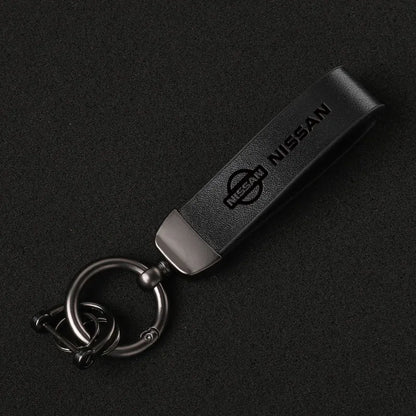 Nissan Leather Keychain