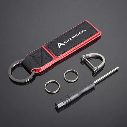 Citroën Leather Keychain