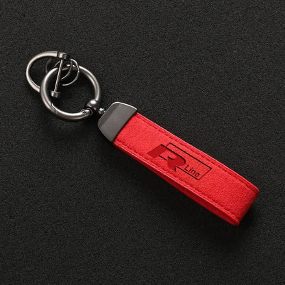 Volkswagen R-Line Leather Keychain