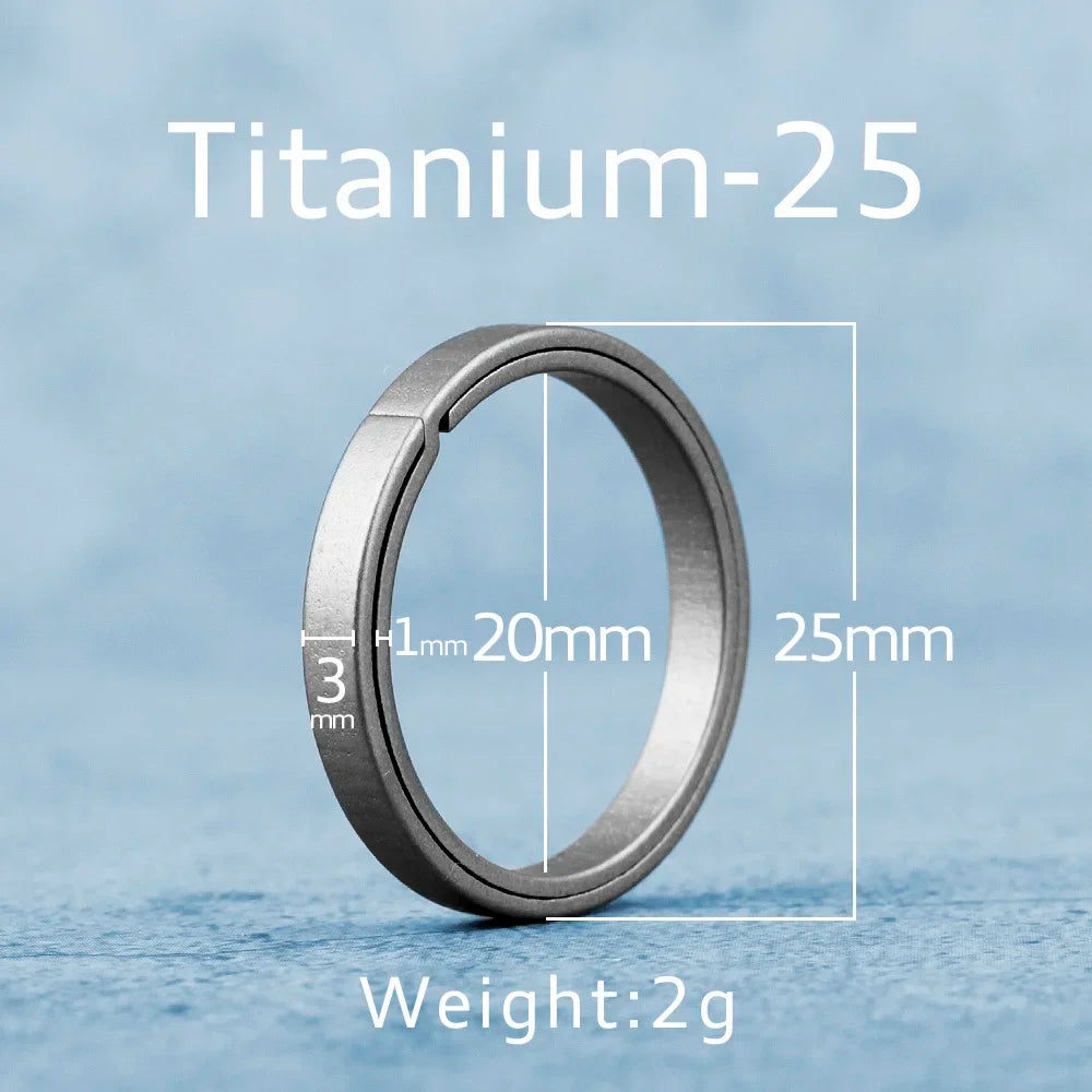 Black Titanium Keyring