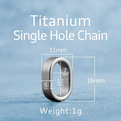 Black Titanium Keyring