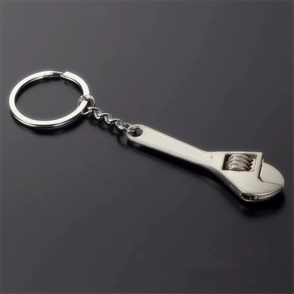 Wrench Metal Keychain