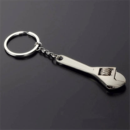 Wrench Metal Keychain