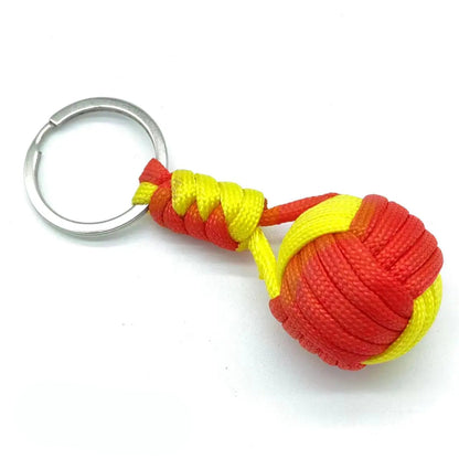 Woven Rope Ball Keychain