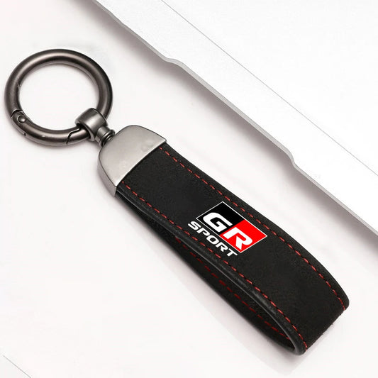 Toyota GR Leather Keychain