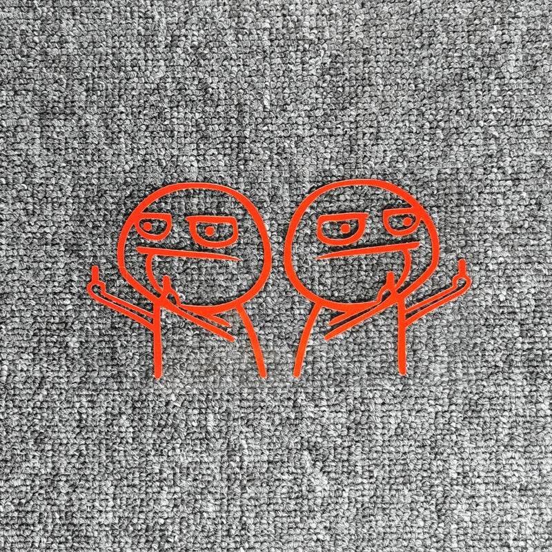 Middle Finger Stickers