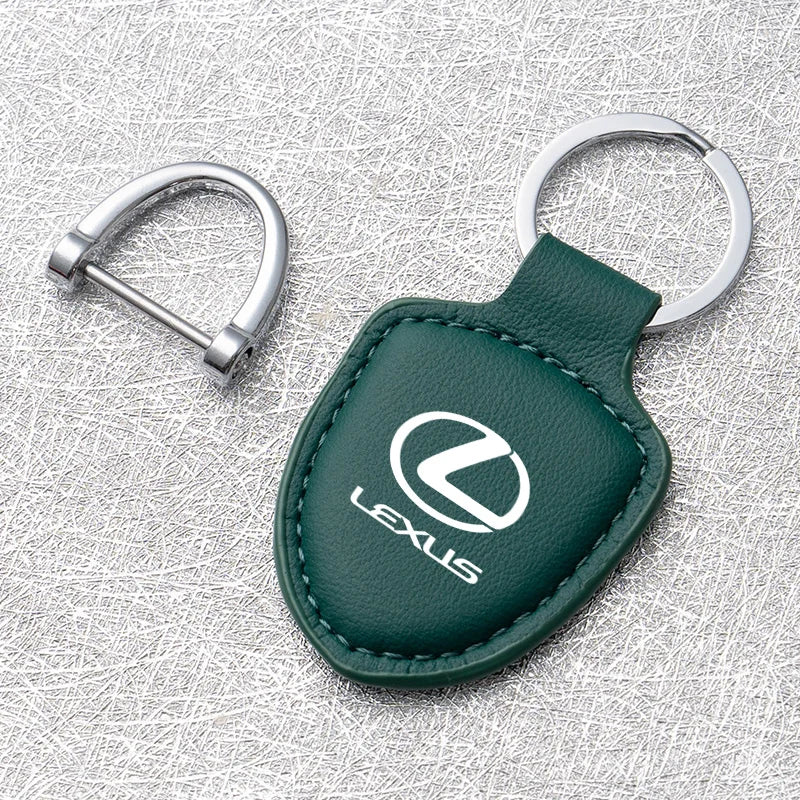 Lexus Logo Leather Keychain