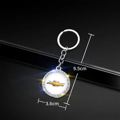 Chevrolet Alloy Diamond Keychain