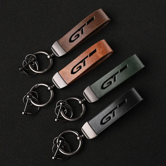 Kia & Peugeot GT Leather Keychain