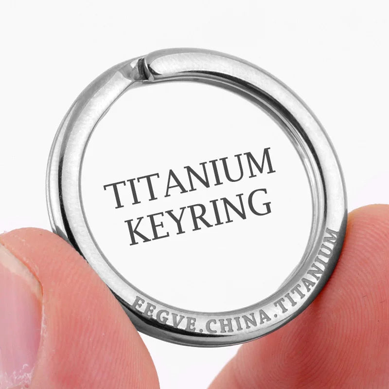 Black Titanium Keyring