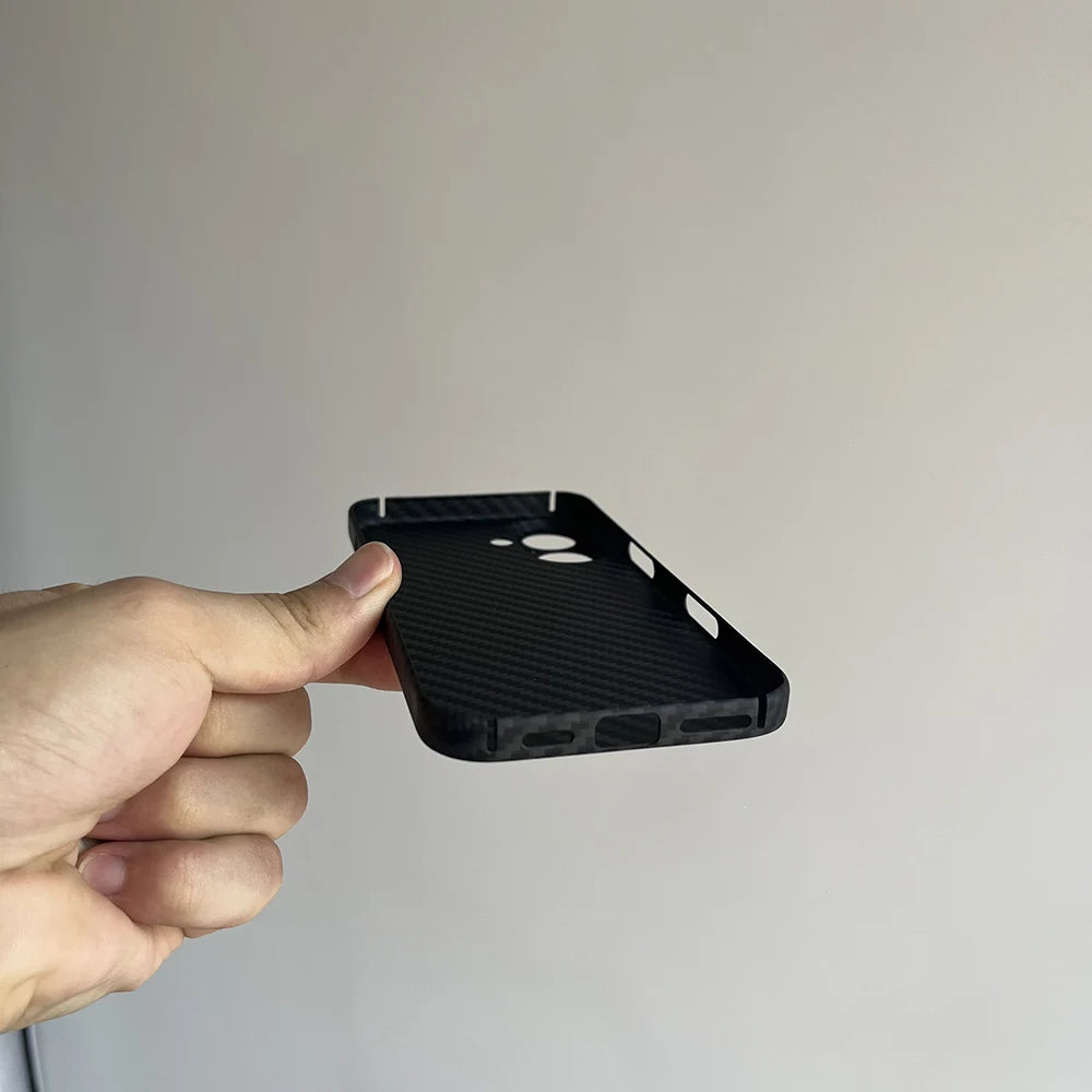 Luxury Hard Carbon Fiber Magsafe IPhone Case
