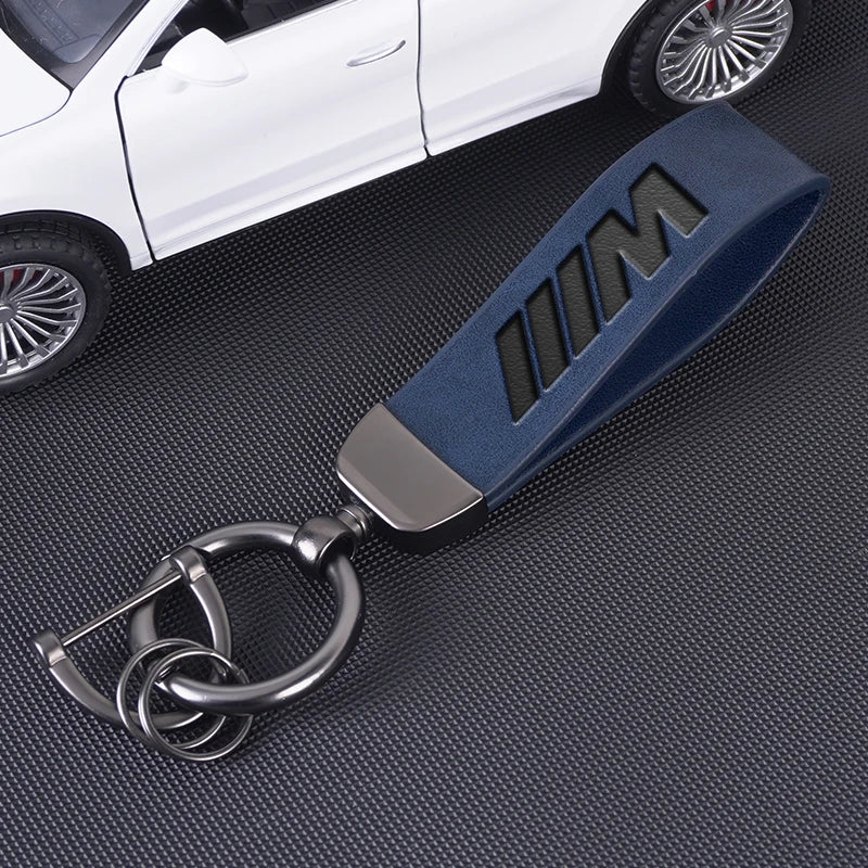 BMW M Luxury Leather Keychain