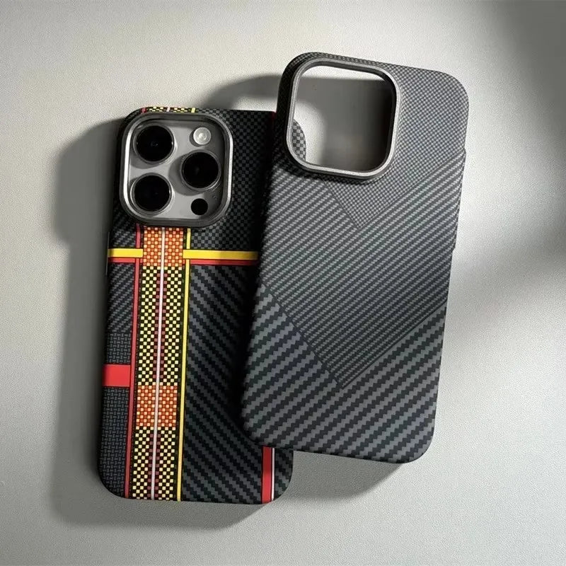 Luxury Carbon Fiber Magsafe IPhone Case