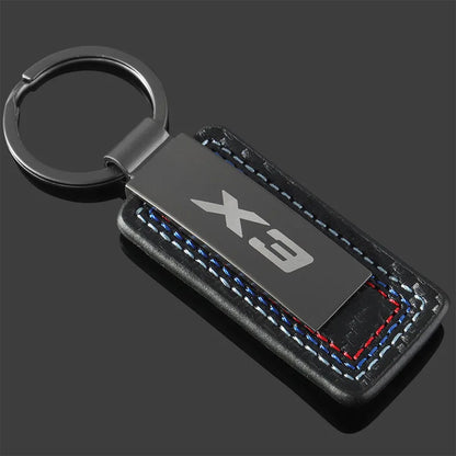BMW X-Series Leather Keychain