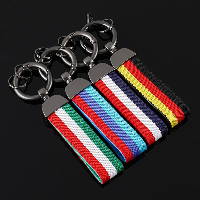 Metal Flags Keychain