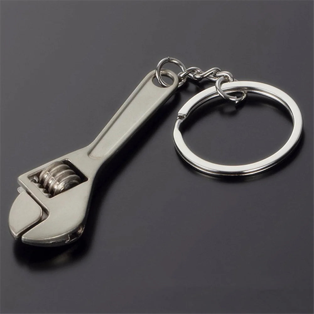 Wrench Metal Keychain