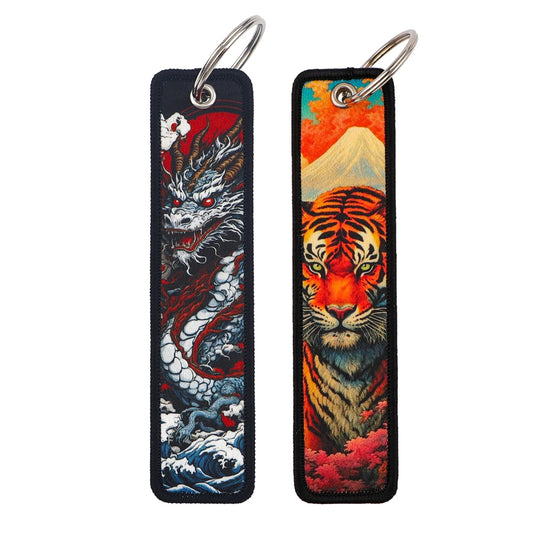 Dragon and Tiger Keychain