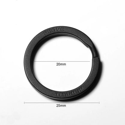 Black Titanium Keyring