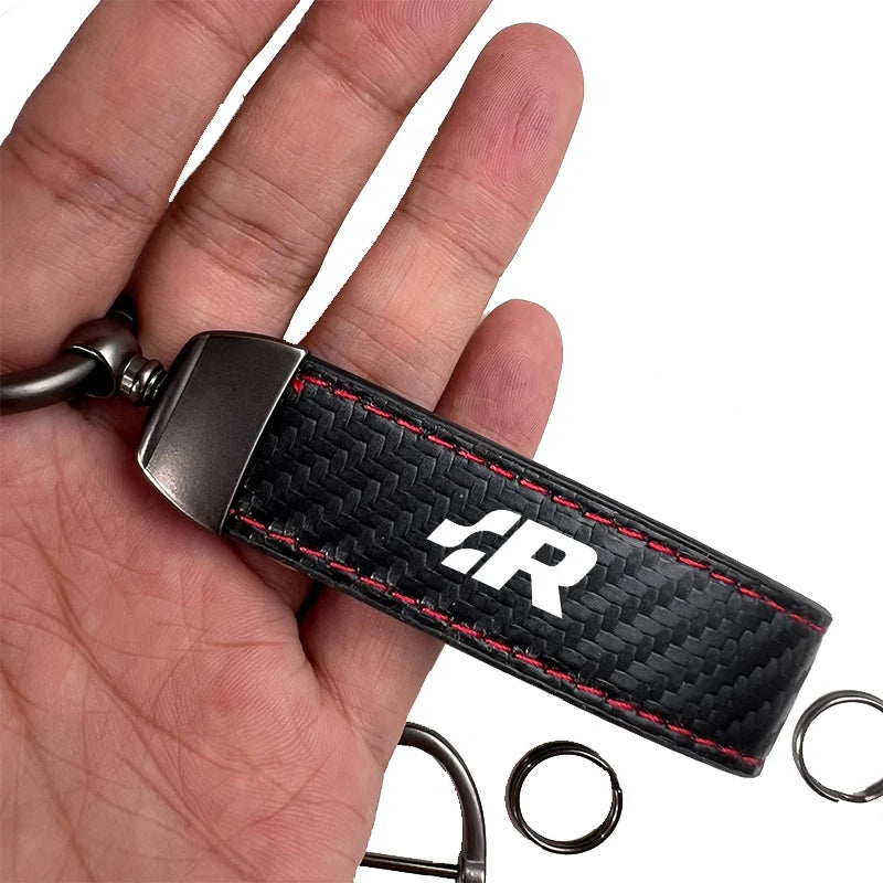 Volkswagen R-Line Carbon Fiber Keychain