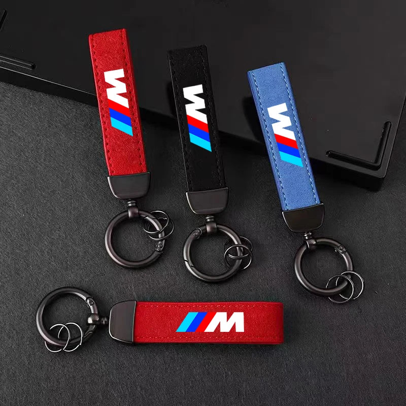 BMW M Leather Keychain