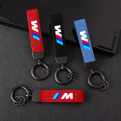 BMW M Leather Keychain