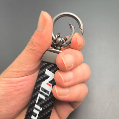 Hyundai N Line Carbon Fiber Keychain