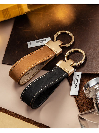 Cow Leather Keychain