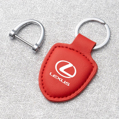 Lexus Logo Leather Keychain