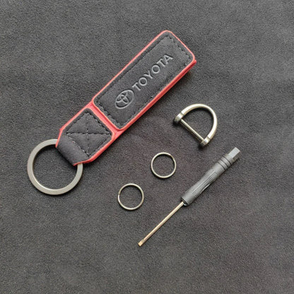 Toyota Leather Keychain