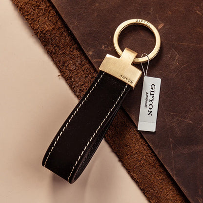 Cow Leather Keychain