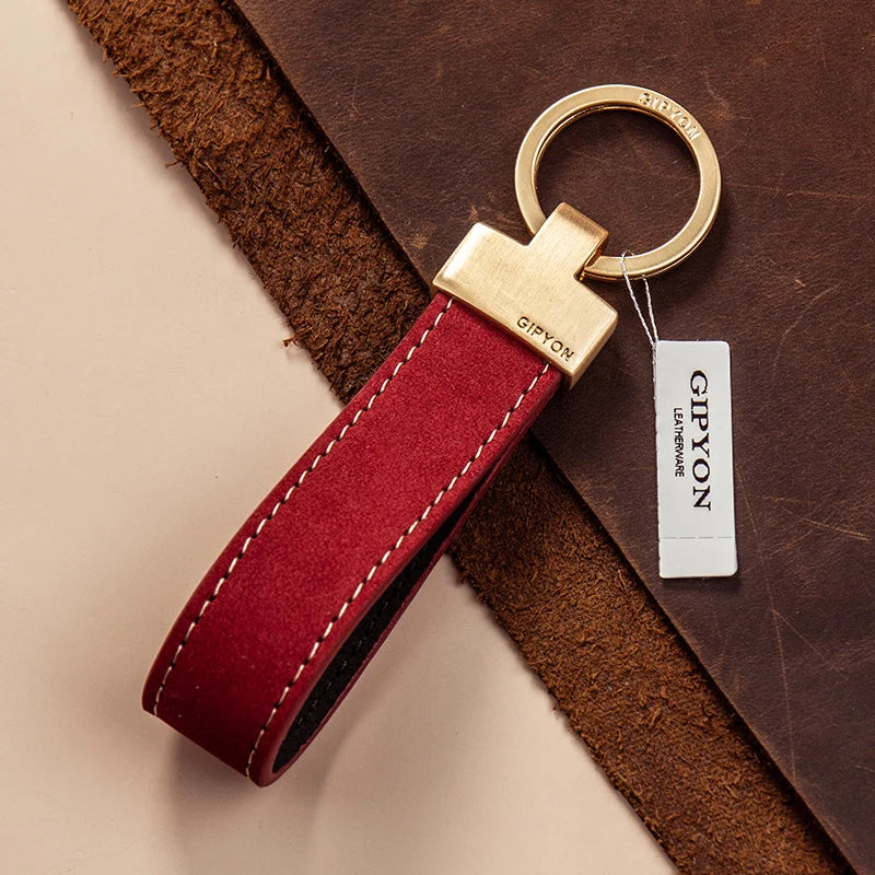 Cow Leather Keychain