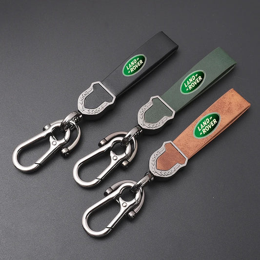 Land Rover Leather Keychain