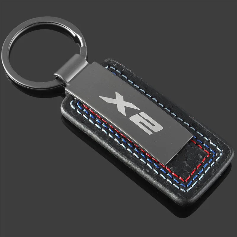 BMW X-Series Leather Keychain