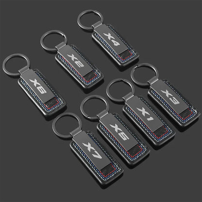 BMW X-Series Leather Keychain