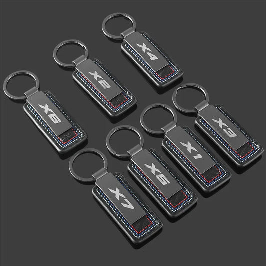 BMW X-Series Leather Keychain