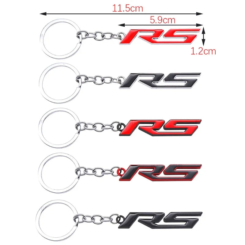 Chevrolet RS Metal Keychain