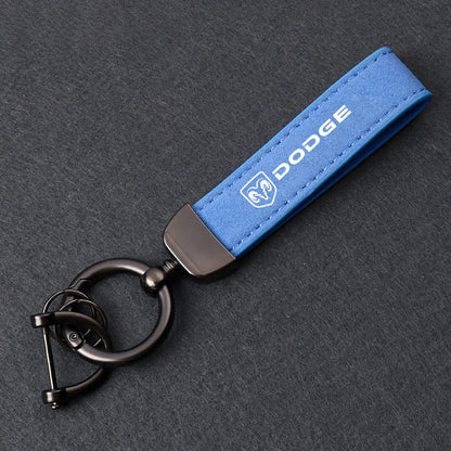 Dodge Leather Keychain