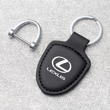 Lexus Logo Leather Keychain