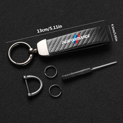 BMW Carbon Fiber Keychain