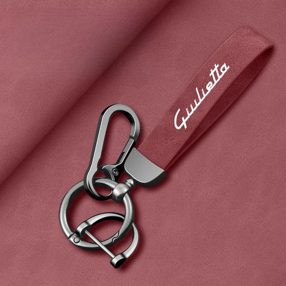 Alfa Romeo Leather Keychain