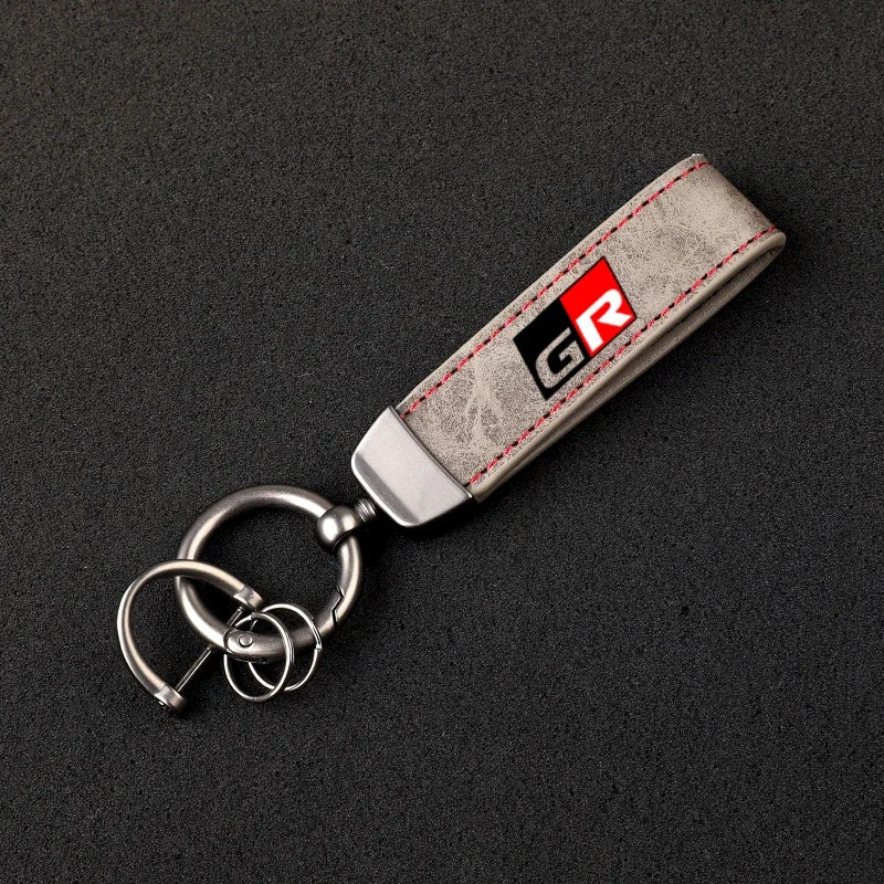 Toyota GR Leather Keychain
