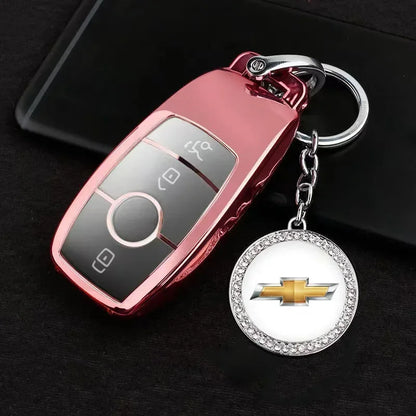 Chevrolet Alloy Diamond Keychain