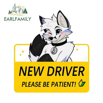 Shy Furry Warning Sticker