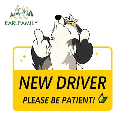 Shy Furry Warning Sticker