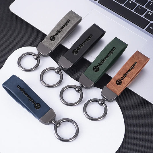 Volkswagen Leather Keychain