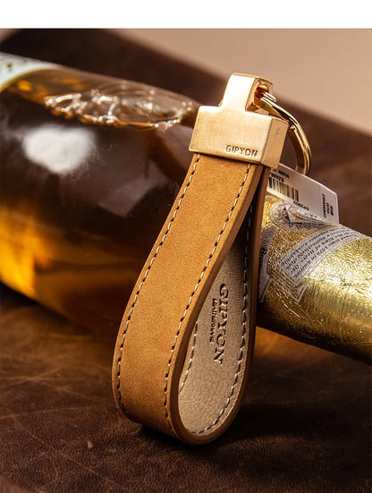 Cow Leather Keychain