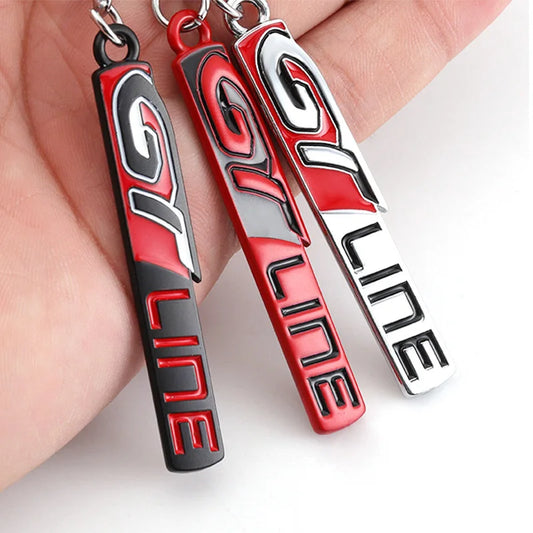 Kia & Peugeot GT Metal Keychain