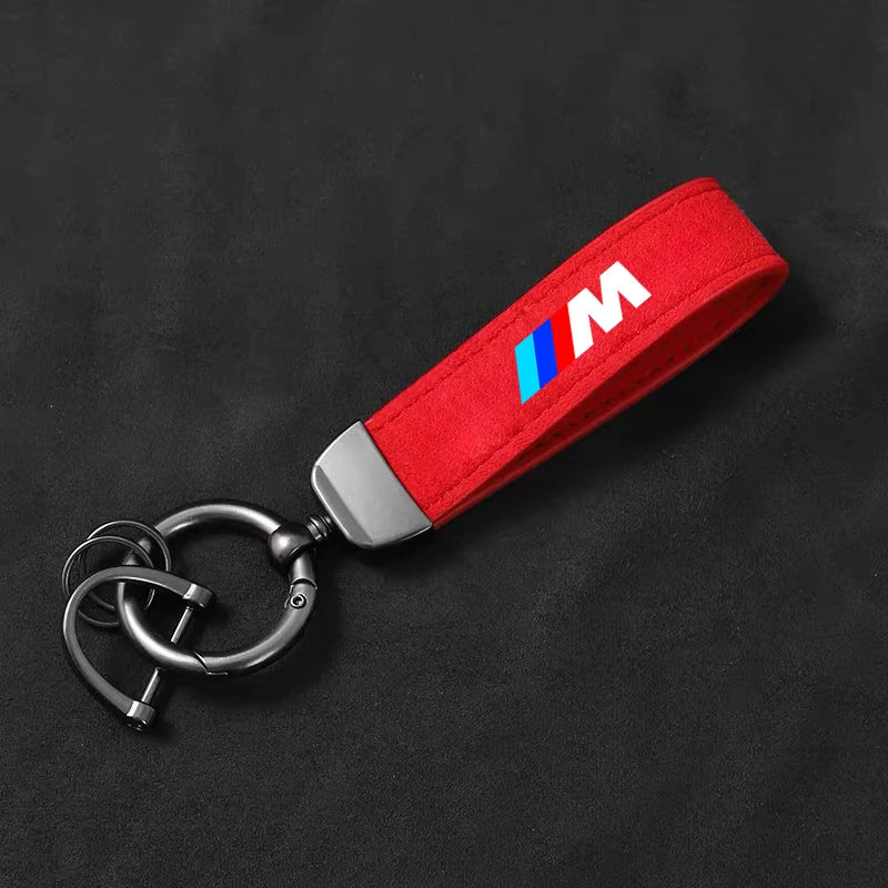 BMW M Leather Keychain