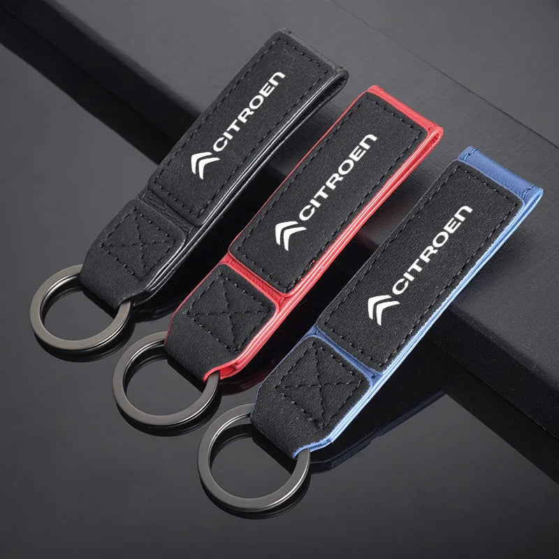 Citroën Leather Keychain